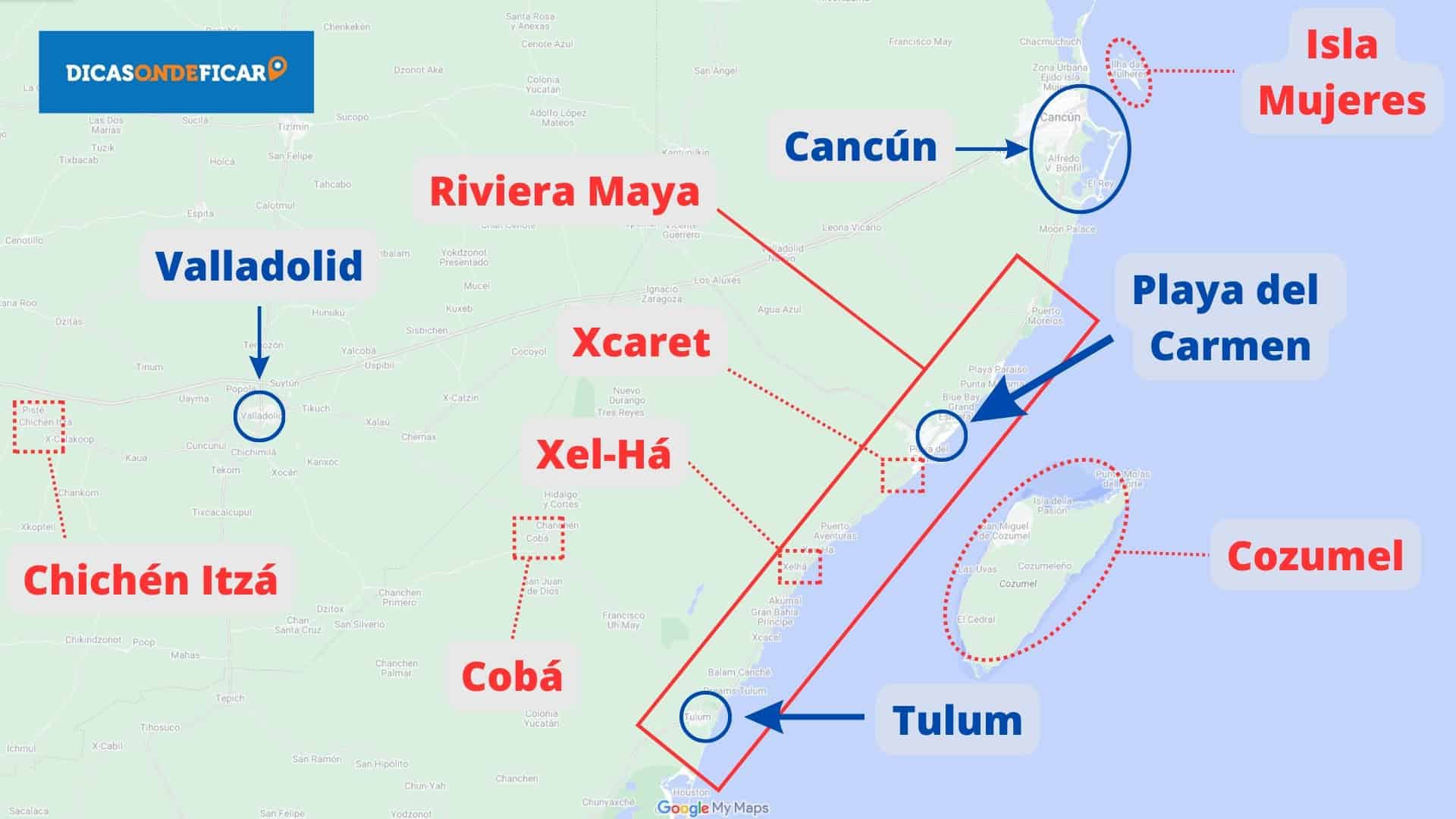 Cancún Mal Localizada para os Passeios